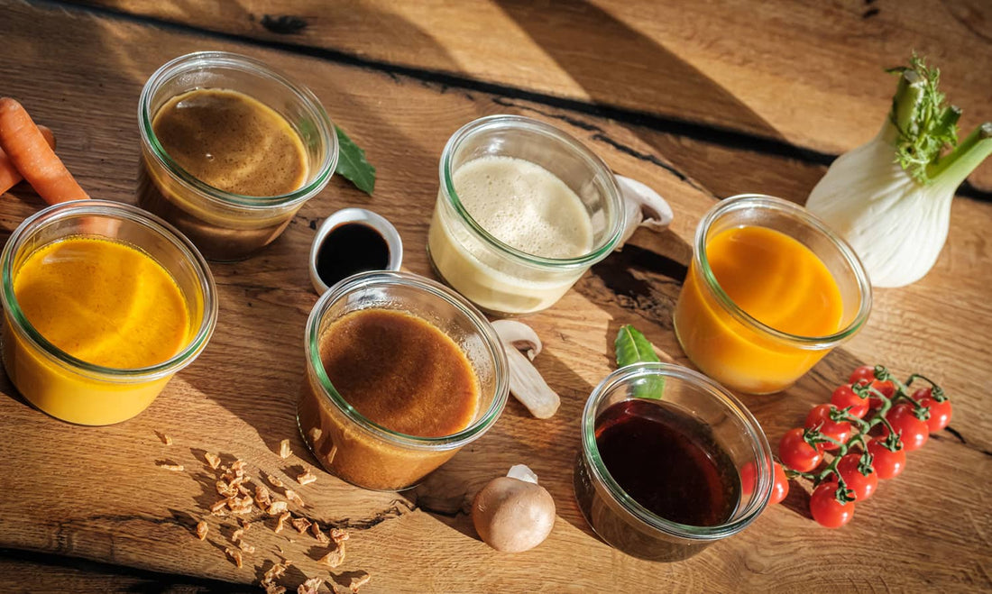 Vegetarische und vegane Saucen | Online Kochkurs mit dem Sternekoch und Saucengott Jens Rittmeyer | Bequem von zu Hause streamen