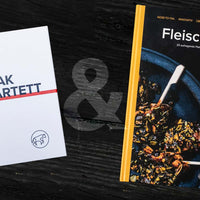 Fleischglück Doppelpack: Steak Quartett + Kochbuch