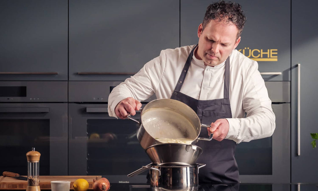 Saucen Basics | Online Kochkurs mit dem Sternekoch Jens Rittmeyer | Bequem von zu Hause streamen
